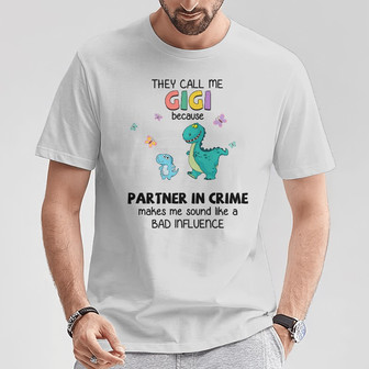 Personalized Mom Grandma Dinosaur T Shirt - Thegiftio UK