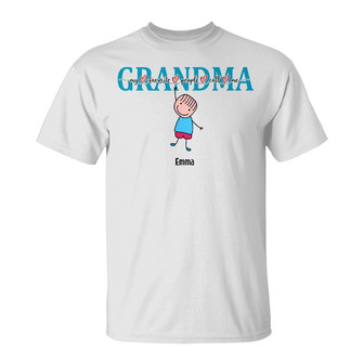 Personalized Mom Grandma Doodle T Shirt - Thegiftio UK
