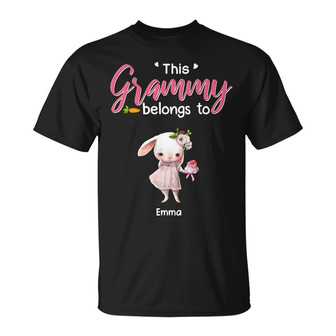 Personalized Mom Grandma Easter Bunny T Shirt - Thegiftio UK