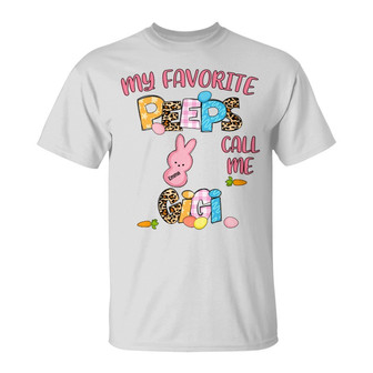 Personalized Mom Grandma Easter Peeps T Shirt - Thegiftio UK