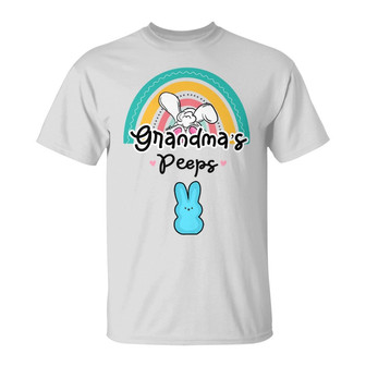 Personalized Mom Grandma Easter Peeps T Shirt - Thegiftio UK