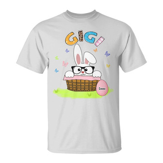 Personalized Easter Mom Grandma Gifts, Mom Grandma Easter T Shirt - Thegiftio UK