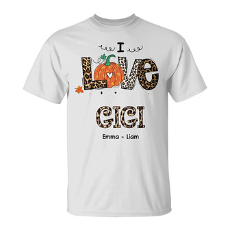 Personalized Mom Grandma Fall Halloween T Shirt - Thegiftio UK