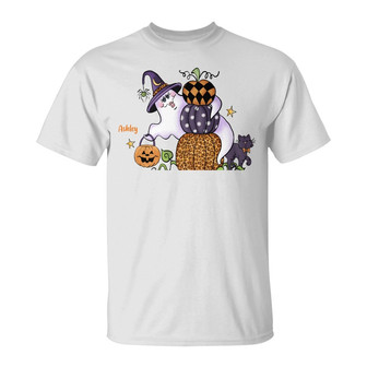 Personalized Mom Grandma Fall Halloween T Shirt - Thegiftio UK