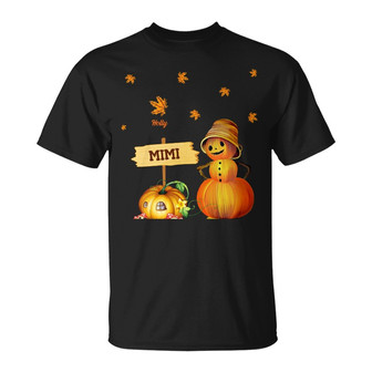 Personalized Mom Grandma Fall Halloween T Shirt - Thegiftio UK