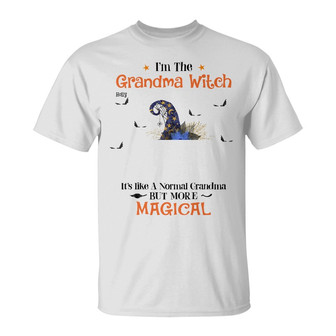 Personalized Mom Grandma Fall Halloween T Shirt - Thegiftio UK