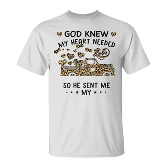 Personalized Mom Grandma God Sent Grandkids T Shirt - Thegiftio UK