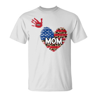 Personalized Mom Grandma Heart T Shirt - Thegiftio UK