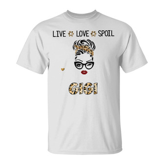 Personalized Mom Grandma Live Love Spoil T Shirt - Thegiftio UK