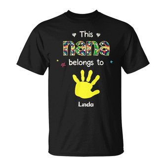 Personalized Mom Grandma Nana Belongs T Shirt - Thegiftio UK