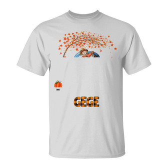 Personalized Mom Grandma Pumpkins Fall Halloween T Shirt - Thegiftio UK