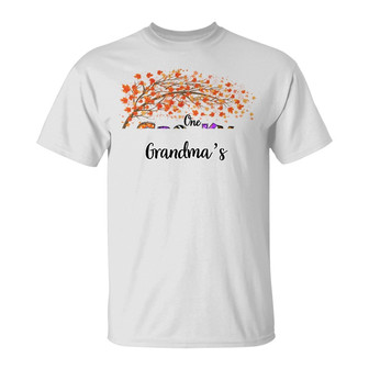 Personalized Mom Grandma Spooky Fall Halloween T Shirt - Thegiftio UK