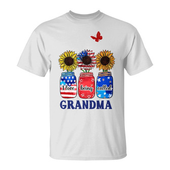 Personalized Mom Grandma Sunflower T Shirt - Thegiftio UK
