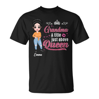 Personalized Mom Grandma T Shirt - Thegiftio UK