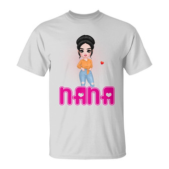 Personalized Nana Grandchild Gifts, Christmas Gift Xmas, Mom Grandma T Shirt - Thegiftio UK
