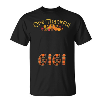 Personalized Mom Grandma Thankful Fall T Shirt - Thegiftio UK