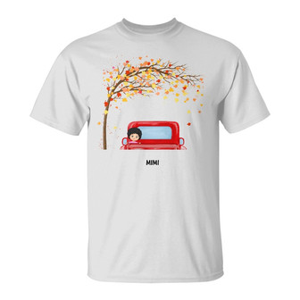 Personalized Mom Grandma Tree Truck T Shirt - Thegiftio UK