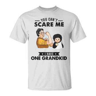 Personalized Mom Grandma You Can't Scare Me T Shirt - Thegiftio UK