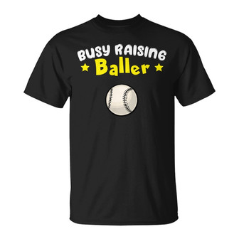 Personalized Mom Sports Busy Raising Ballers T Shirt - Thegiftio UK