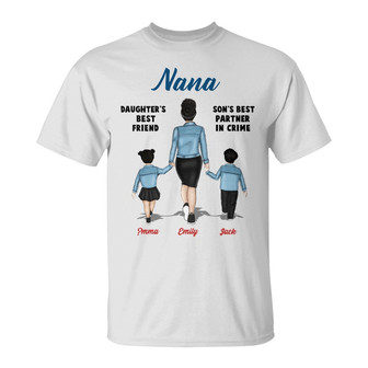 Personalized Mother And Her Child T Shirt - Thegiftio UK