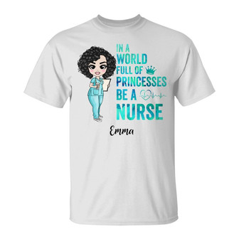 Personalized Nurse In A World T Shirt - Thegiftio UK