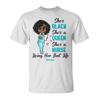 Personalized Nurse Living Her Life T Shirt - Thegiftio UK