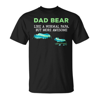 Personalized Papa Granpa Bear T Shirt - Thegiftio UK