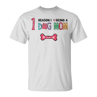 Personalized Reason I Love Being Dog Mom Pattern T Shirt - Thegiftio UK