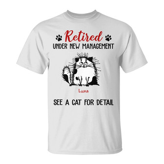 Personalized See Cat For Details T Shirt - Thegiftio UK