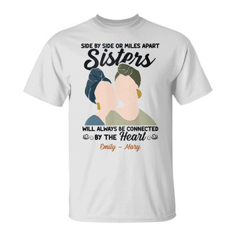 Personalized Side By Side Friends T Shirt - Thegiftio UK