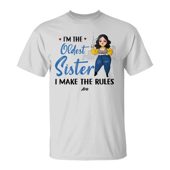 Personalized Sisters T Shirt - Thegiftio UK