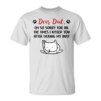 Personalized Sorry The Kisses For Cat Mom Dad T Shirt - Thegiftio UK