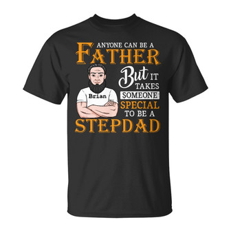 Personalized Step Dad T Shirt - Thegiftio UK