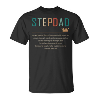 Personalized Stepdad FD T Shirt - Thegiftio UK