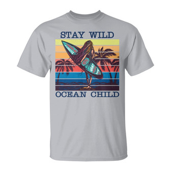 Personalized Surfing Ocean Child White T Shirt - Thegiftio UK