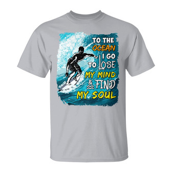 Personalized Surfing White T Shirt - Thegiftio UK
