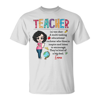 Personalized Teacher Back To School T Shirt - Thegiftio UK