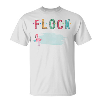 Personalized Teacher Flamingo Flock T Shirt - Thegiftio UK