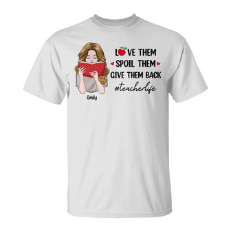 Personalized Teacher T Shirt - Thegiftio UK