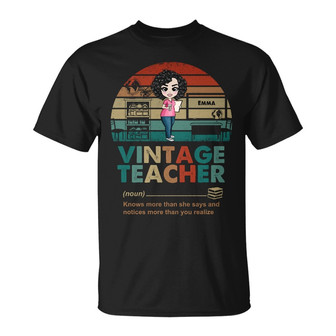 Personalized Teacher T Shirt - Thegiftio UK