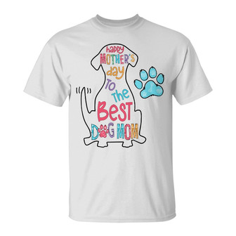Personalized The Best Dog Mom Grandma T Shirt - Thegiftio UK