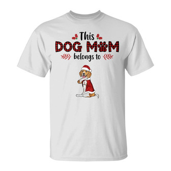 Personalized This Dog Mom Belongs To T Shirt - Thegiftio UK