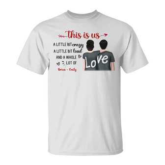 Personalized This Is Us Couple T Shirt - Thegiftio UK