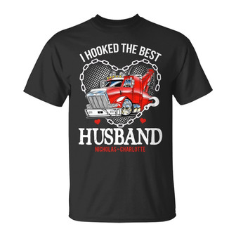Personalized Tow Truck Husband Wife T Shirt - Thegiftio UK