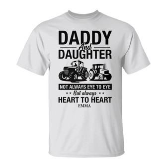 Personalized Tractor Farmer Daddy and Daughter T Shirt - Thegiftio UK