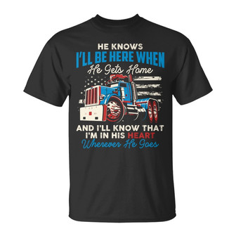 Personalized Trucker Wife T Shirt - Thegiftio UK