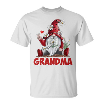 Personalized Valentine Grandma Nana Gnome T Shirt TID - Thegiftio UK