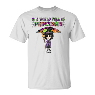 Personalized Witch Fall Halloween Rainbow T Shirt - Thegiftio UK