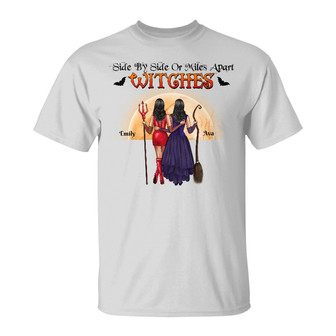 Personalized Witch Friends Fall Halloween T Shirt - Thegiftio UK