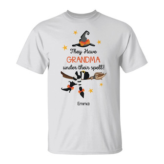 Personalized Witch Grandma Under Their Spell T-Shirt - Thegiftio UK